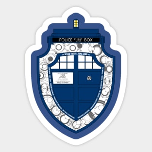 TARDIS of Arms Sticker